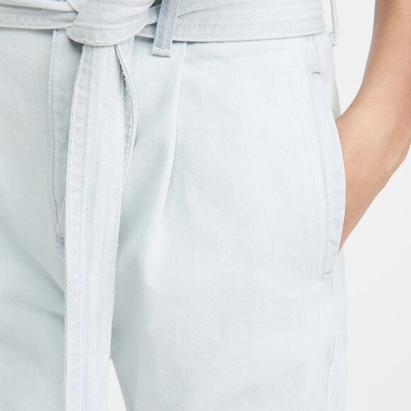 DL1961 paperbag waist light wash high rise jeans - Picture 8 of 15